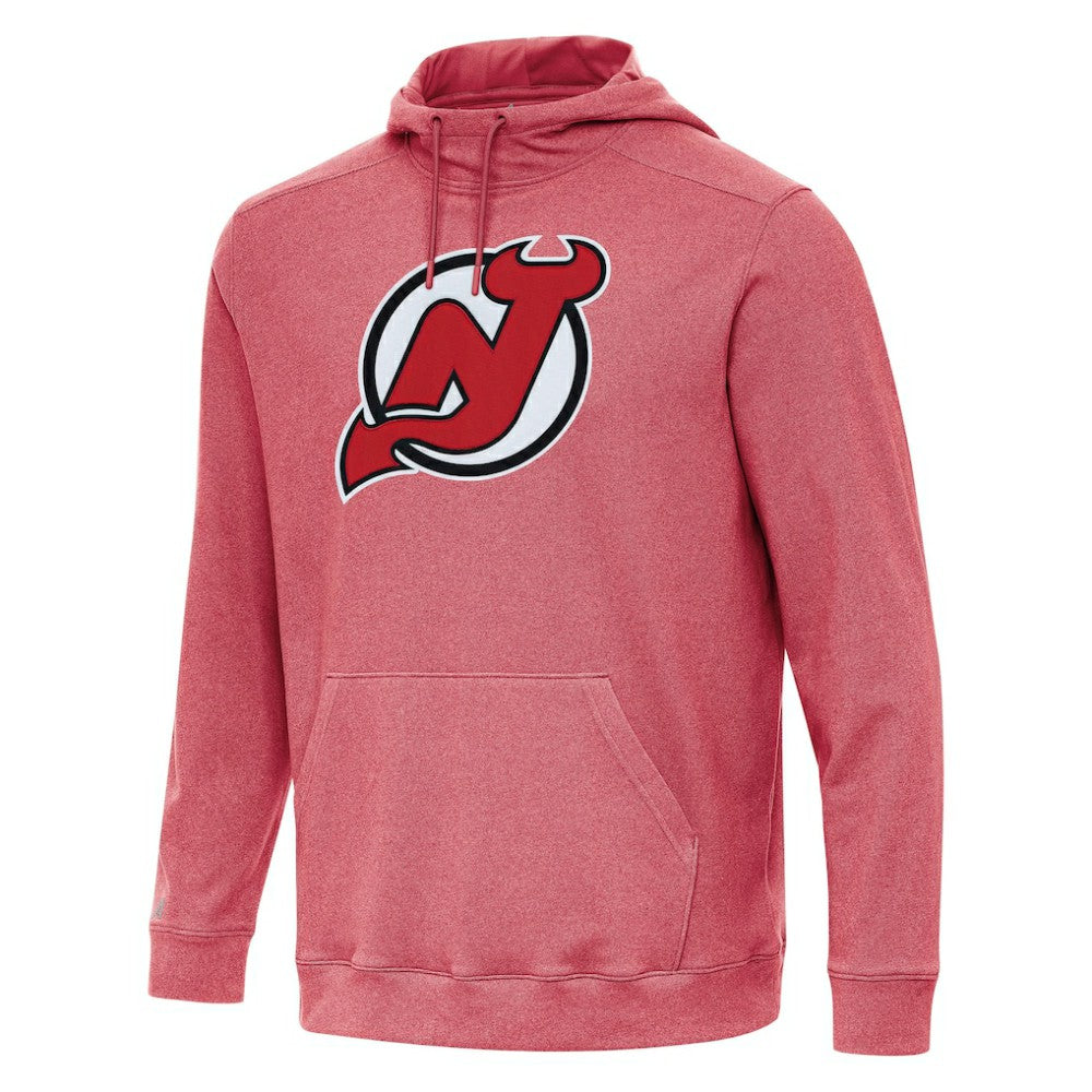 New Jersey Devils Antigua Cloud Pullover Hoodie - Heather Red | US 202255109