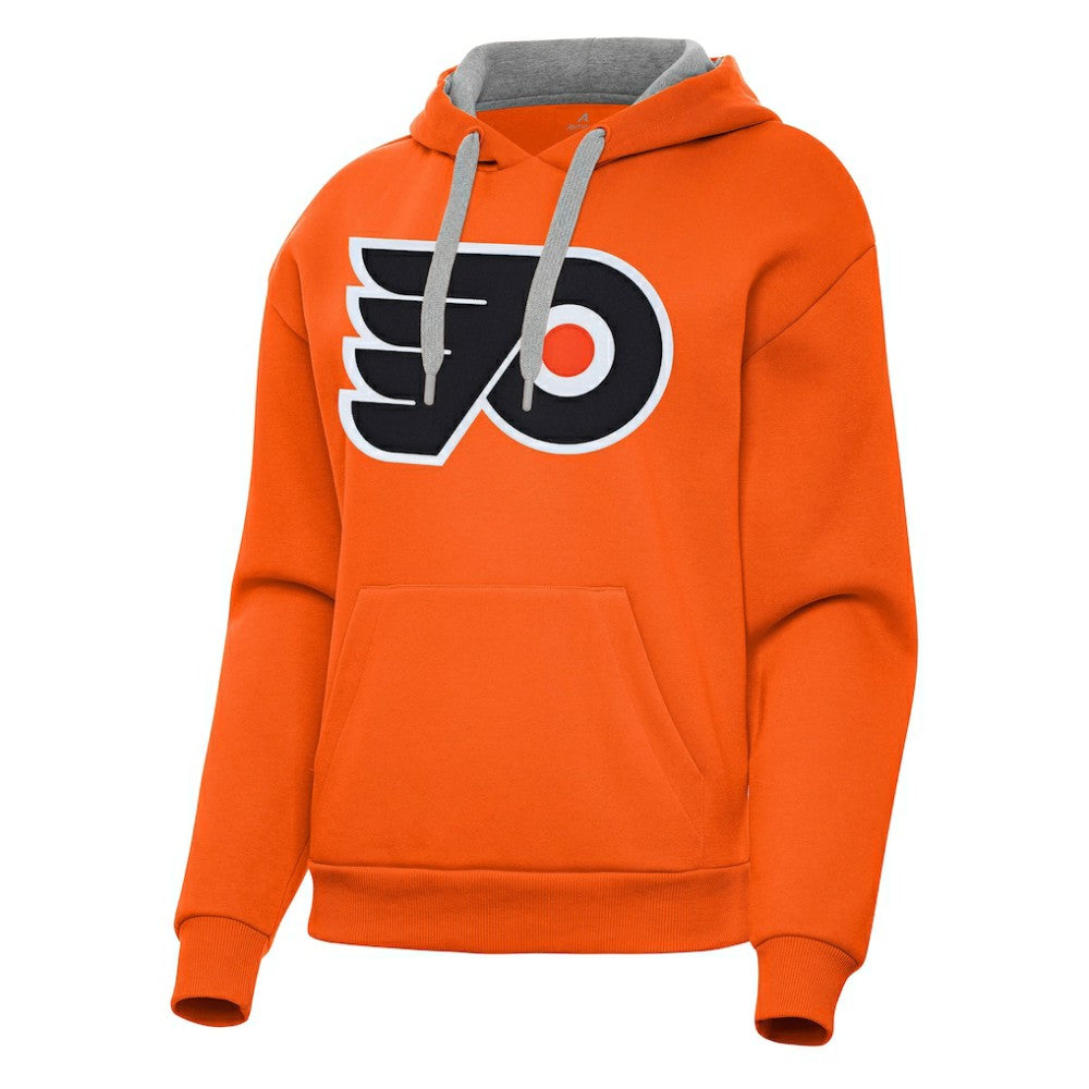 Philadelphia Flyers Antigua Women's Victory Pullover Hoodie - Orange | US 202256944