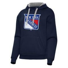 New York Rangers Antigua Women's Victory Pullover Hoodie - Navy | US 202256966
