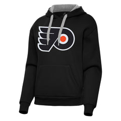 Philadelphia Flyers Antigua Women's Victory Pullover Hoodie - Black | US 202256971