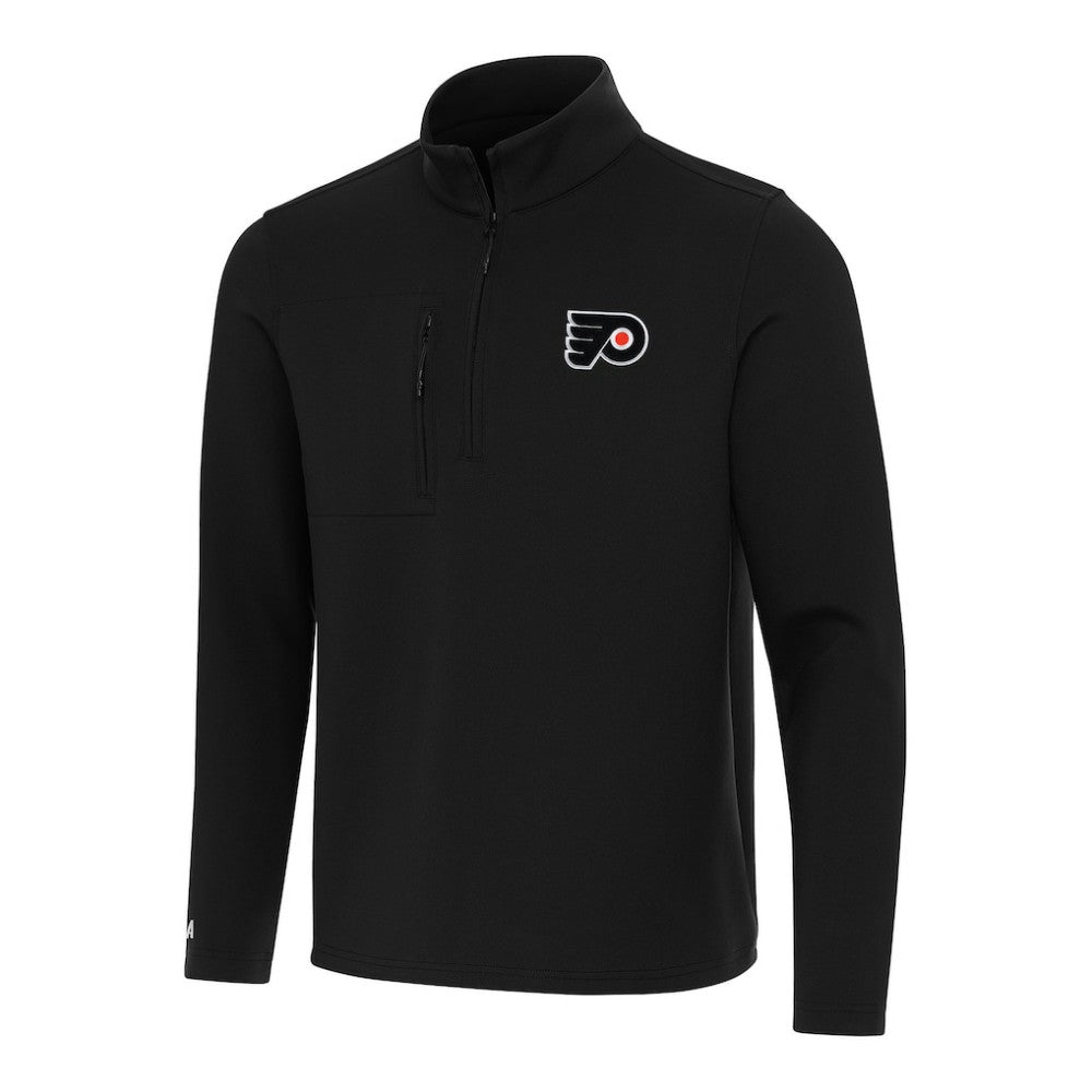 Philadelphia Flyers Antigua Insider Quarter-Zip Top - Black | US 202257098
