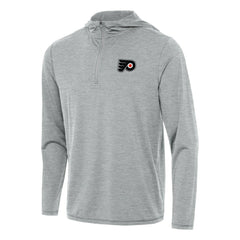 Philadelphia Flyers Antigua Tidy Quarter-Zip Hoodie - Heather Gray | US 202257160