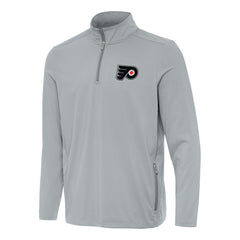 Philadelphia Flyers Antigua Perilous Quarter-Zip Sweatshirt - Gray | US 202257533