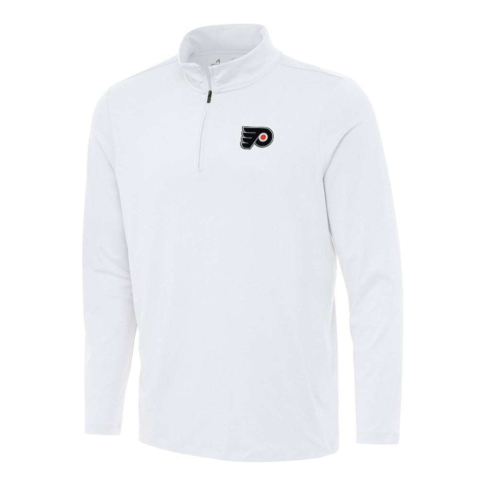 Philadelphia Flyers Antigua Reprocess Quarter-Zip Top - White | US 202257653