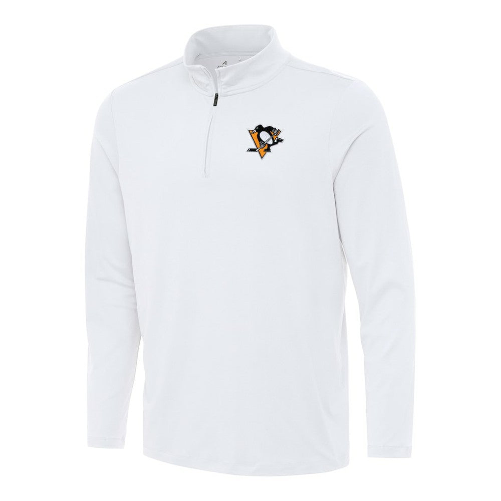 Pittsburgh Penguins Antigua Reprocess Quarter-Zip Top - White | US 202257657