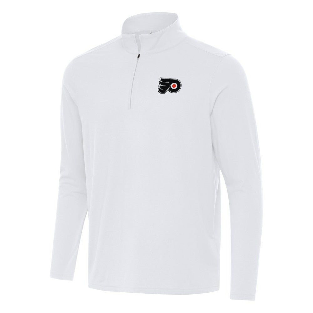 Philadelphia Flyers Antigua Intent Quarter-Zip Top - White | US 202257901