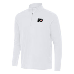 Philadelphia Flyers Antigua Intent Quarter-Zip Top - White | US 202257901