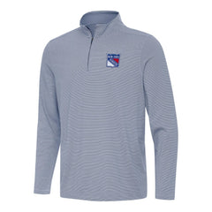 New York Rangers Antigua Twine Quarter-Zip Top - Navy | US 202258265