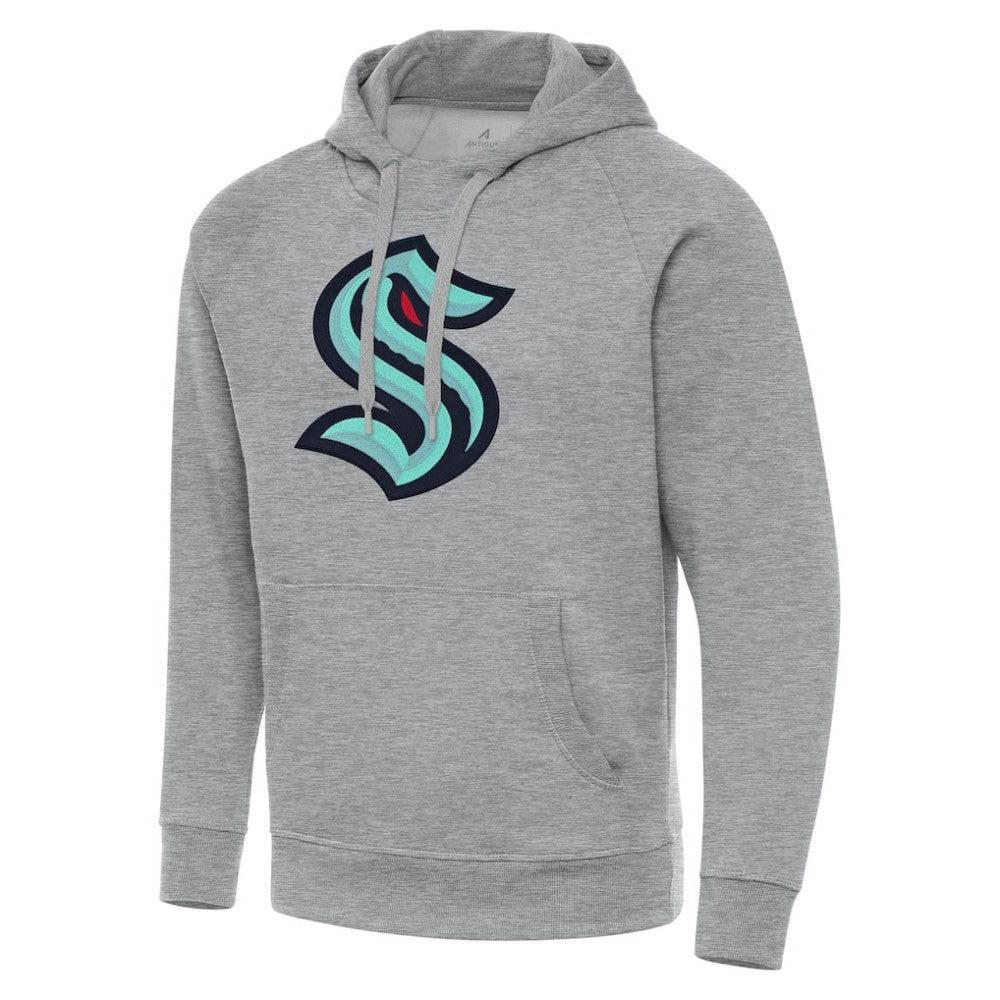 Seattle Kraken Antigua Big & Tall Victory Pullover Hoodie - Heather Gray | US 202258627