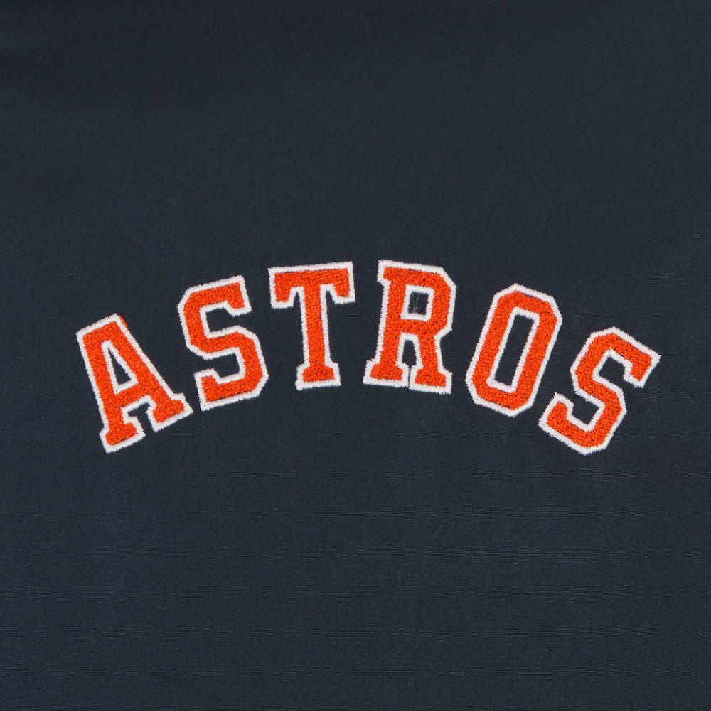 Houston Astros JH Design Youth Reversible Fleece Full-Snap Hoodie Jacket - Black Jackets