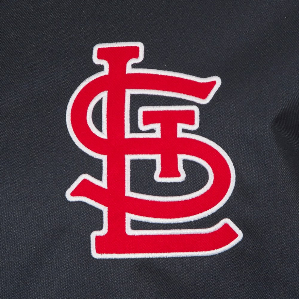 St. Louis Cardinals JH Design Youth Reversible Fleece Full-Snap Hoodie Jacket - Black Jackets