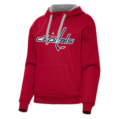 Washington Capitals Antigua Women's Victory Pullover Hoodie - Red | US 202258884