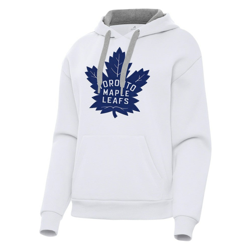 Toronto Maple Leafs Antigua Women's Victory Pullover Hoodie - White | US 202258896