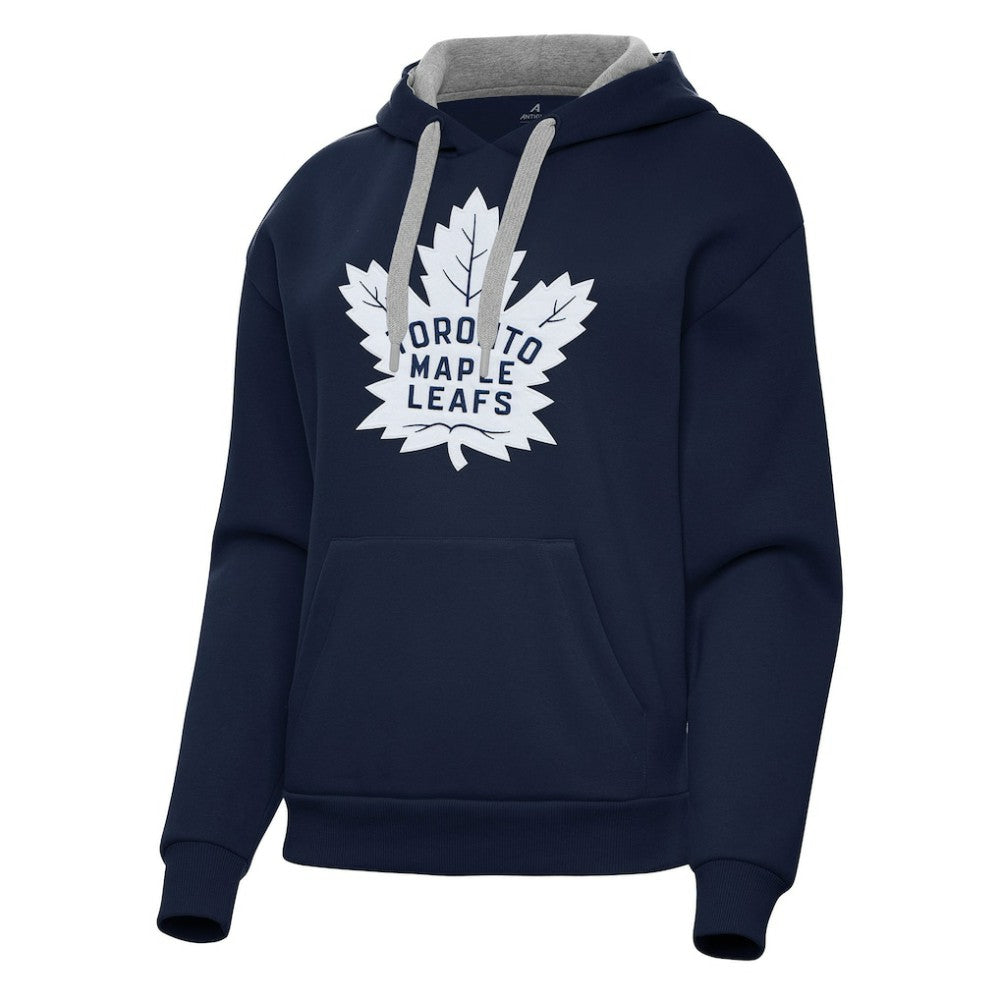 Toronto Maple Leafs Antigua Women's Victory Pullover Hoodie - Navy | US 202258898