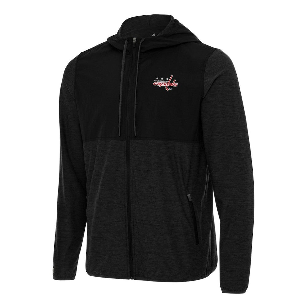 Washington Capitals Antigua Sway Full-Zip Hoodie Jacket - Black | US 202258960