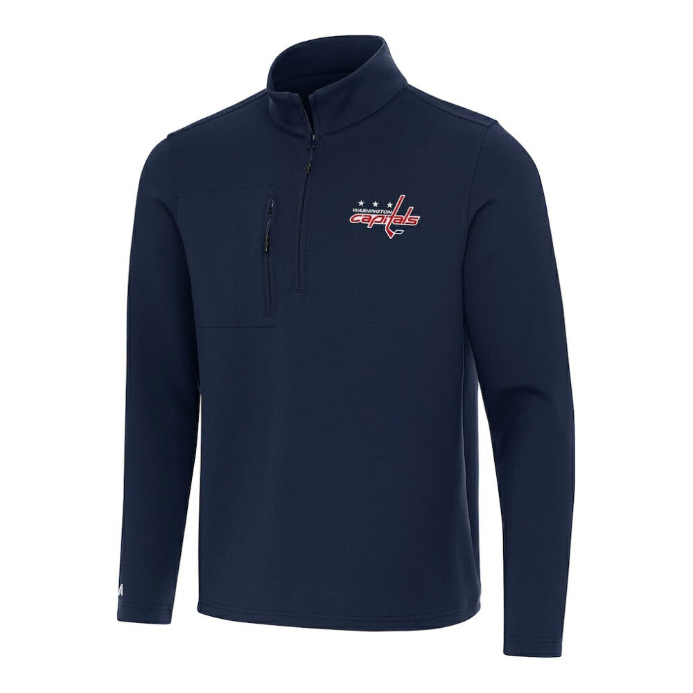 Washington Capitals Antigua Insider Quarter-Zip Top - Navy | US 202259037