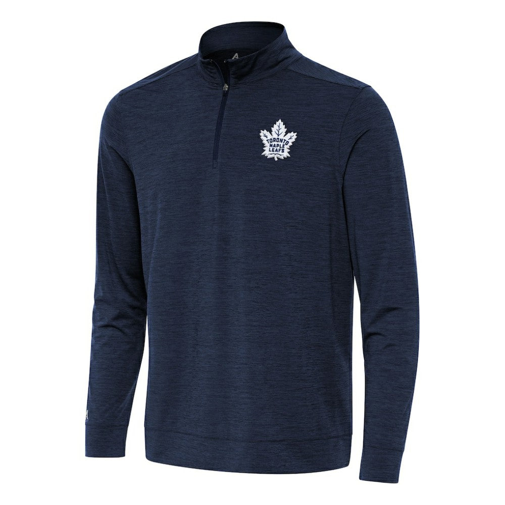 Toronto Maple Leafs Antigua Bright Quarter-Zip Top - Heather Navy | US 202259093