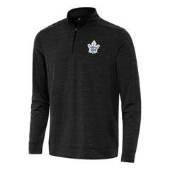 Toronto Maple Leafs Antigua Bright Quarter-Zip Top - Heather Black | US 202259106