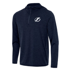 Tampa Bay Lightning Antigua Tidy Quarter-Zip Hoodie - Heather Navy | US 202259118