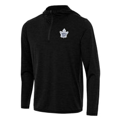 Toronto Maple Leafs Antigua Tidy Quarter-Zip Hoodie - Heather Black | US 202259119