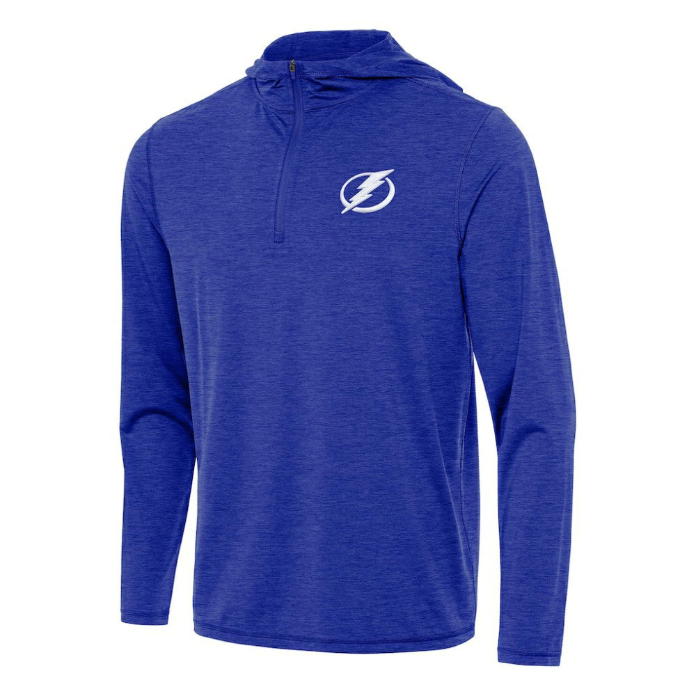 Tampa Bay Lightning Antigua Tidy Quarter-Zip Hoodie - Heather Royal | US 202259121
