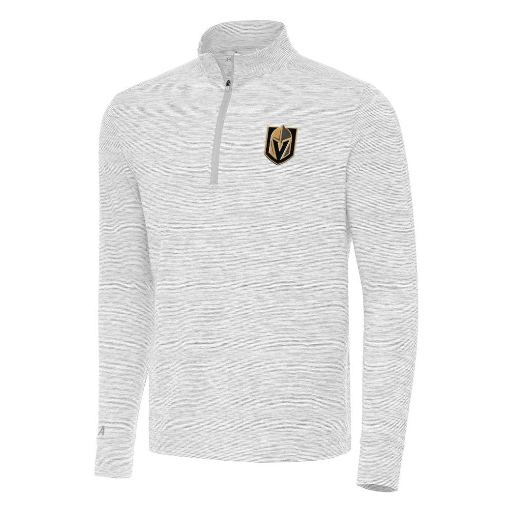Vegas Golden Knights Antigua Cause Quarter-Zip Top - Gray | US 202259137