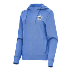 Toronto Maple Leafs Antigua Women's Justice Pullover Hoodie - Heather Royal | US 202259283