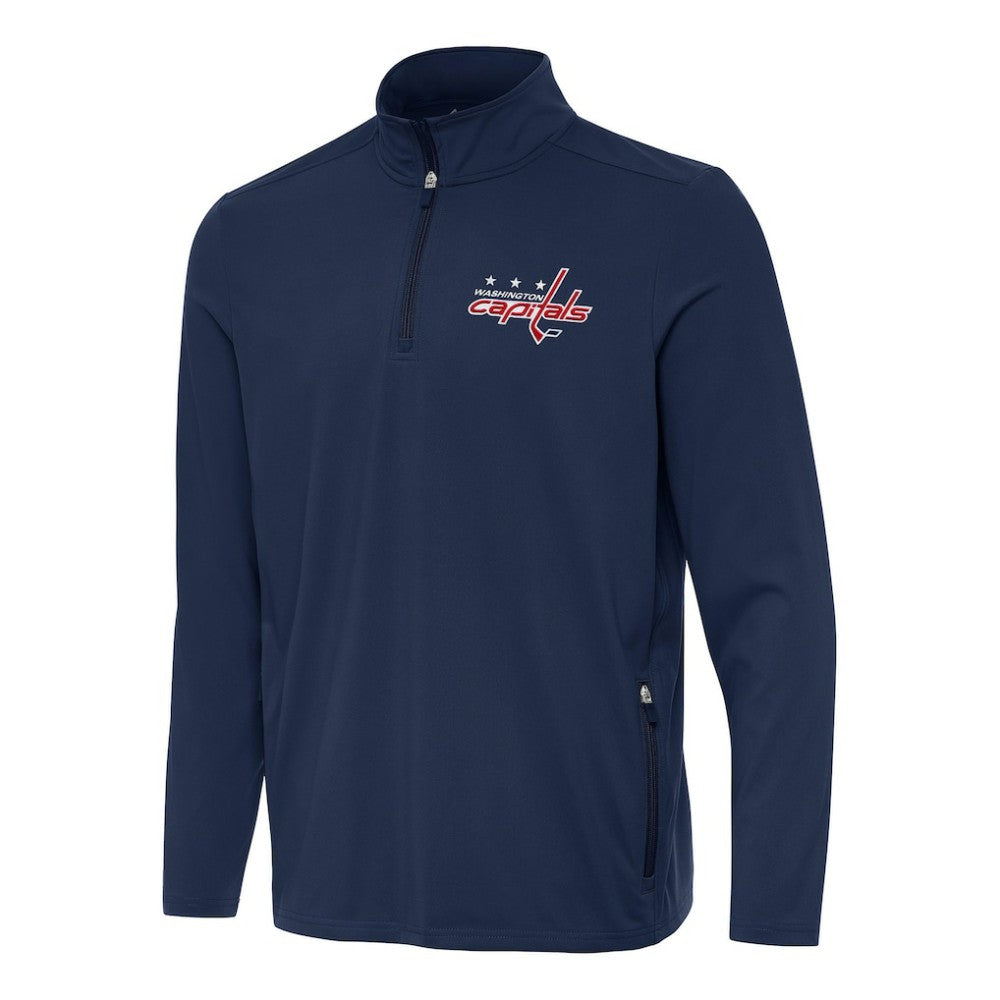 Washington Capitals Antigua Perilous Quarter-Zip Sweatshirt - Navy | US 202259480