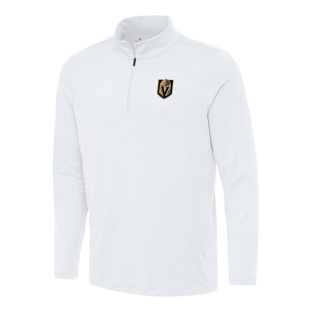 Vegas Golden Knights Antigua Reprocess Quarter-Zip Top - White | US 202259605