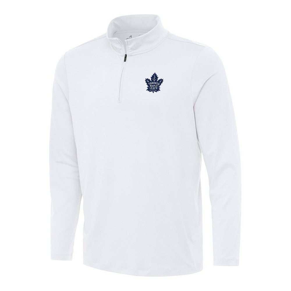Toronto Maple Leafs Antigua Reprocess Quarter-Zip Top - White | US 202259624