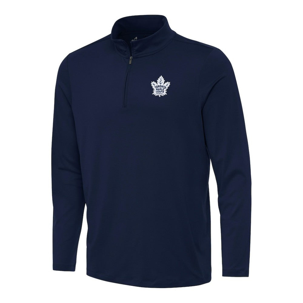 Toronto Maple Leafs Antigua Reprocess Quarter-Zip Top - Navy | US 202259626