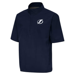 Tampa Bay Lightning Antigua Brisk Quarter-Zip Windbreaker - Navy | US 202259798