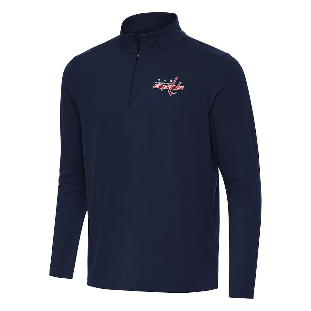 Washington Capitals Antigua Intent Quarter-Zip Top - Navy | US 202259842