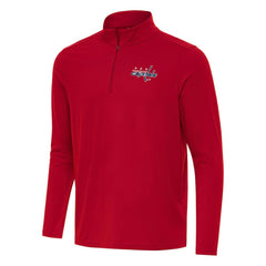 Washington Capitals Antigua Intent Quarter-Zip Top - Red | US 202259844