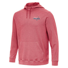 Washington Capitals Antigua Cloud Pullover Hoodie - Heather Red | US 202259868