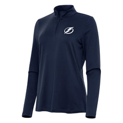 Tampa Bay Lightning Antigua Women's Reprocess Quarter-Zip Top - Navy | US 202259955