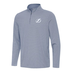 Tampa Bay Lightning Antigua Twine Quarter-Zip Top - Navy | US 202260183