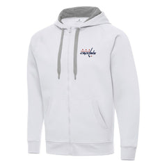 Washington Capitals Antigua Big & Tall Victory Full-Zip Hoodie - White | US 202260418