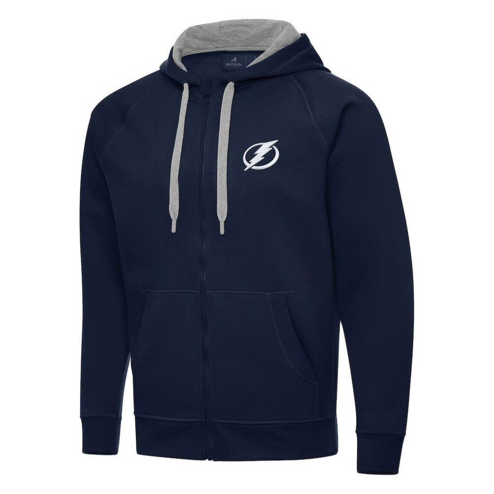 Tampa Bay Lightning Antigua Big & Tall Victory Full-Zip Hoodie - Navy | US 202260424