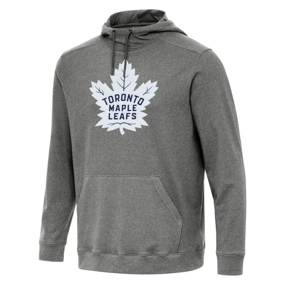 Toronto Maple Leafs Antigua Cloud Pullover Hoodie - Heather Black | US 202260496