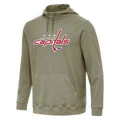 Washington Capitals Antigua Cloud Pullover Hoodie - Olive | US 202260502