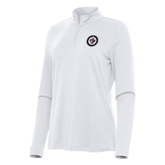 Winnipeg Jets Antigua Women's Reprocess Quarter-Zip Top - White | US 202260633