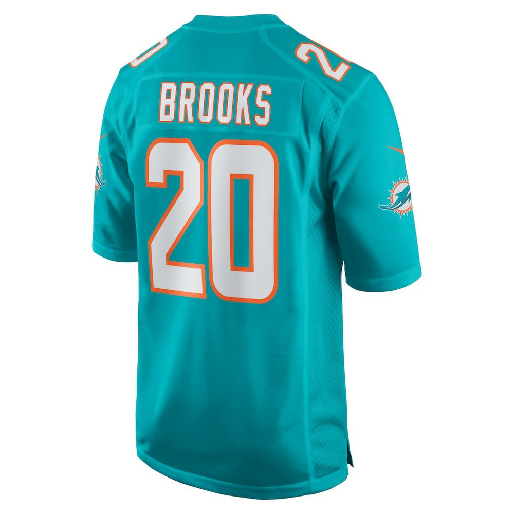 Jordyn Brooks Miami Dolphins Game Jersey - Aqua Jerseys