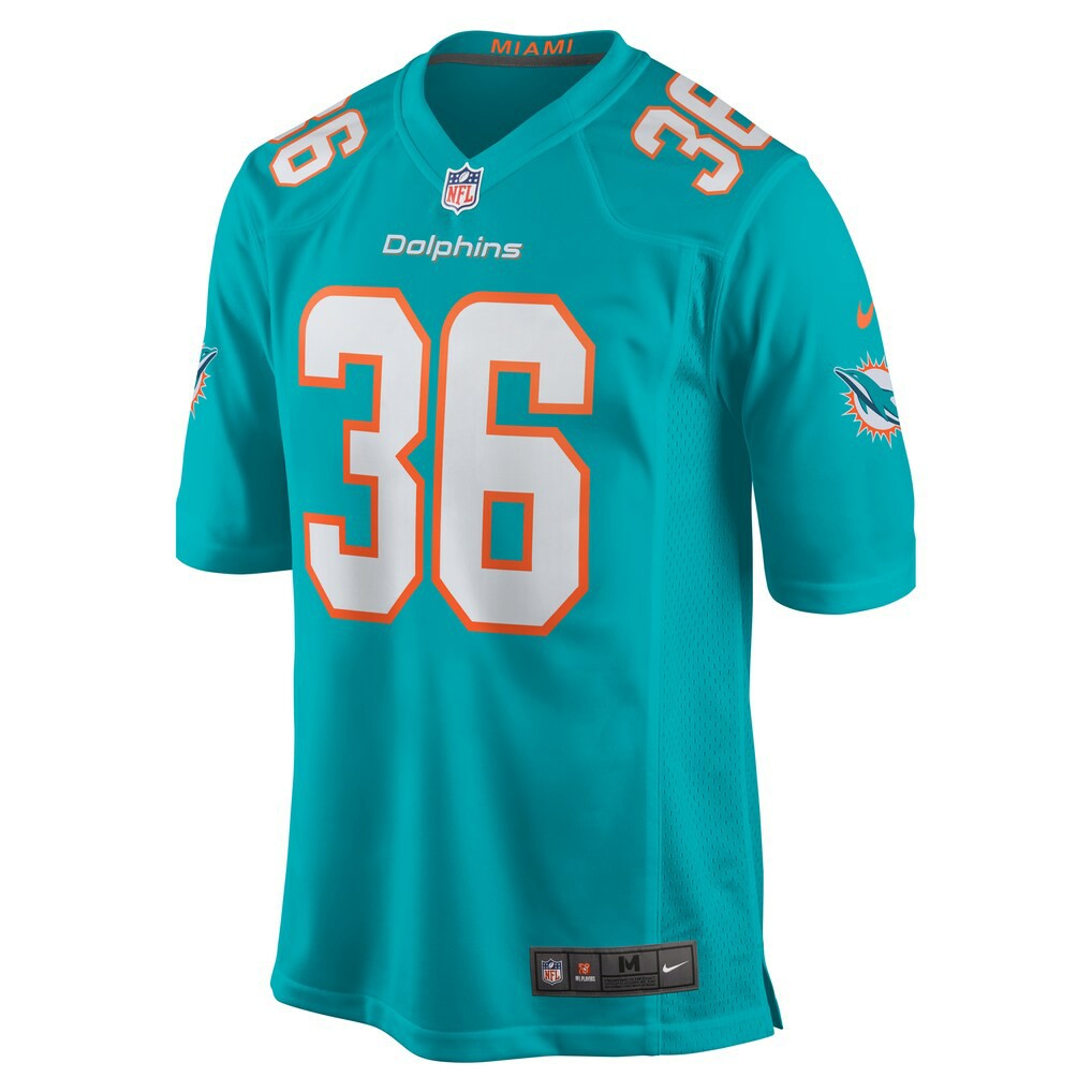 Storm Duck Miami Dolphins Game Jersey - Aqua Jerseys