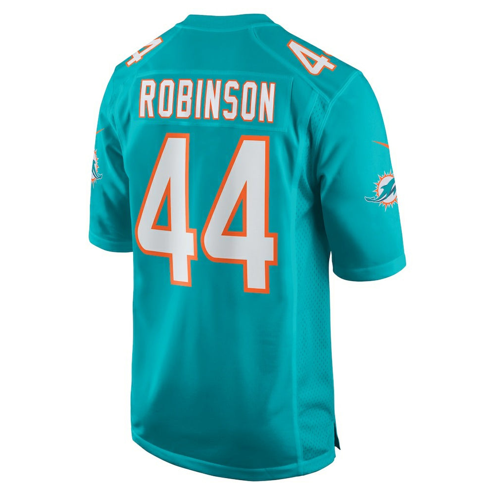 Chop Robinson Miami Dolphins Game Jersey - Aqua Jerseys