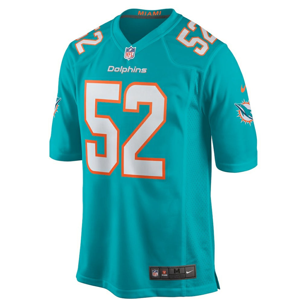 Patrick Paul Miami Dolphins Game Jersey - Aqua Jerseys