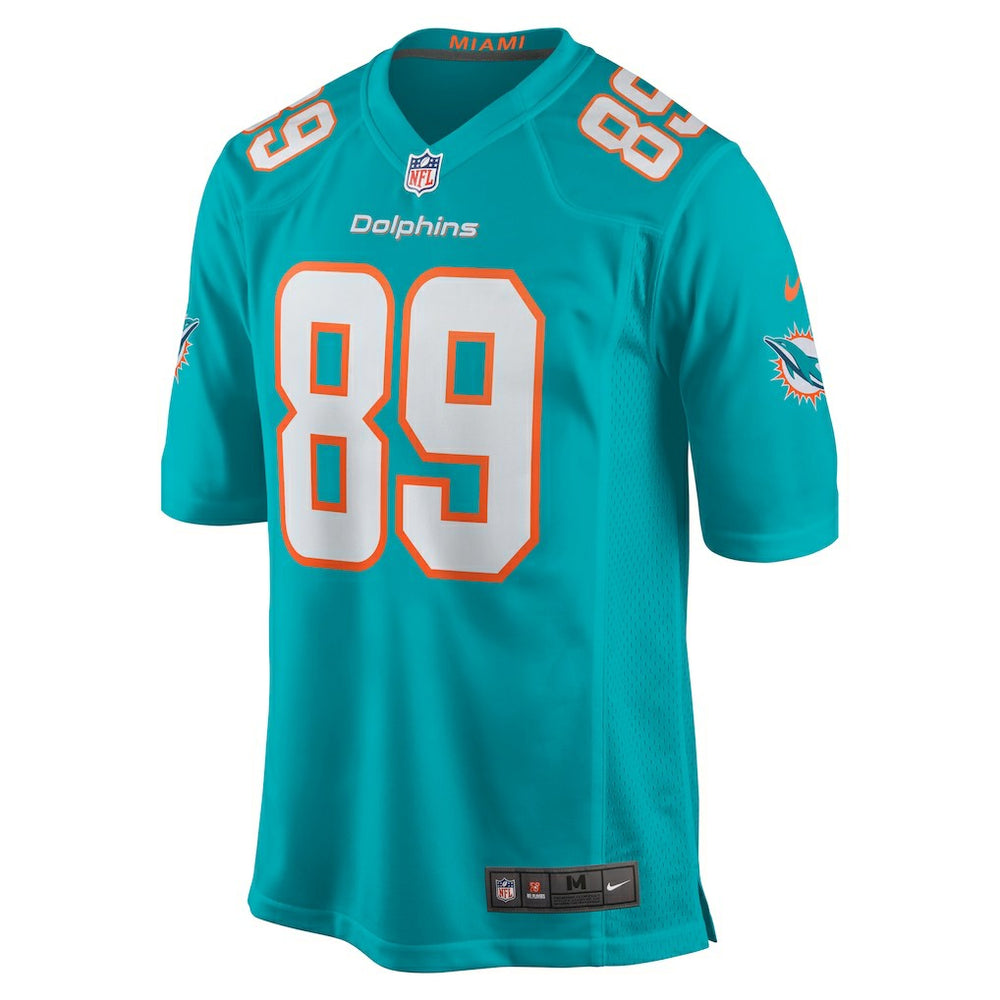Julian Hill Miami Dolphins Game Jersey - Aqua Jerseys