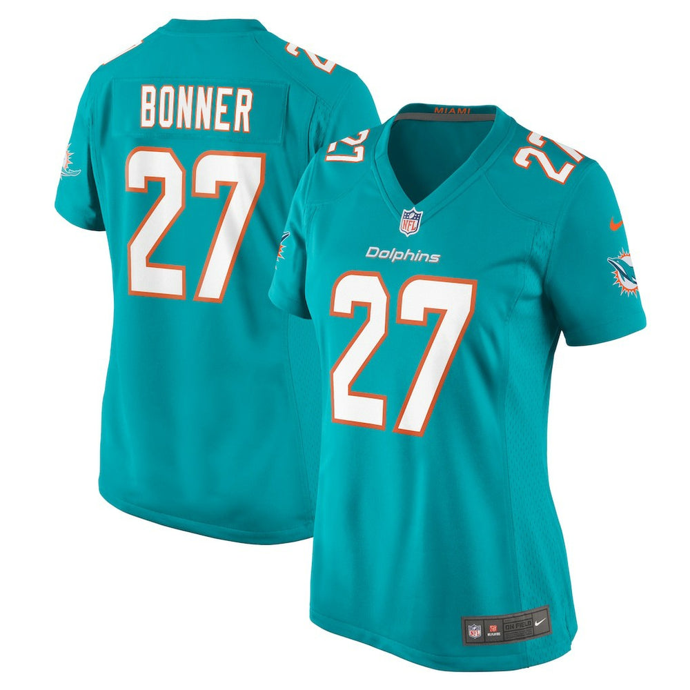 Ethan Bonner Miami Dolphins Women's Game Jersey - Aqua Jerseys