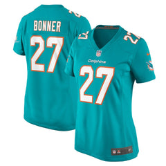 Ethan Bonner Miami Dolphins Women's Game Jersey - Aqua Jerseys