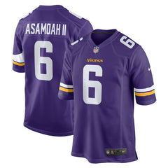 Brian Asamoah II Minnesota Vikings Game Jersey - Purple Jerseys